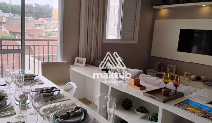 Apartamento com 3 dormitórios à venda, 59 m² por R$ 535.700,00 - Campestre - Santo André/SP