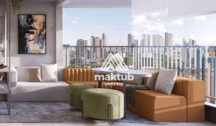 Studio com 1 dormitório à venda, 30 m² por R$ 355.577,40 - Jardim - Santo André/SP