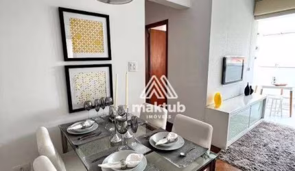 Apartamento com 2 dormitórios à venda, 60 m² por R$ 589.000,00 - Campestre - Santo André/SP