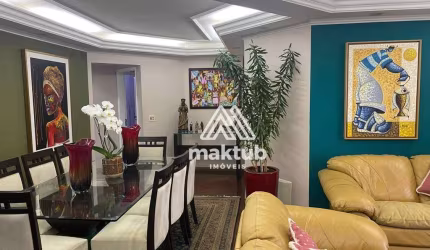 Apartamento com 4 dormitórios para alugar, 135 m² por R$ 5.410,00/mês - Vila Assunção - Santo André/SP