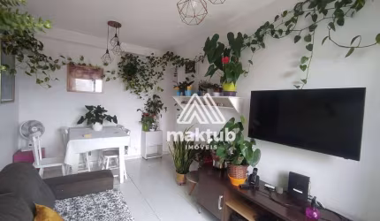 Apartamento com 2 dormitórios à venda, 50 m² por R$ 318.000,00 - Vila Homero Thon - Santo André/SP