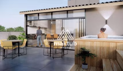 Cobertura com 2 dormitórios à venda, 112 m² por R$ 870.000,00 - Campestre - Santo André/SP