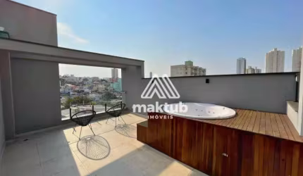 Cobertura com 2 dormitórios à venda, 117 m² por R$ 734.000,00 - Campestre - Santo André/SP