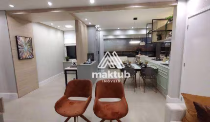Apartamento com 3 dormitórios à venda, 92 m² por R$ 820.000,00 - Campestre - Santo André/SP