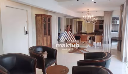 Apartamento com 3 quartos para locação, 195 m² por R$ 10.000 - Jardim - Santo André/SP