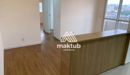 Apartamento com 2 dormitórios à venda, 47 m² por R$ 315.000,00 - Vila Palmares - Santo André/SP
