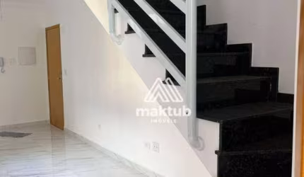 Cobertura com 2 dormitórios à venda, 91 m² por R$ 480.000,00 - Vila Homero Thon - Santo André/SP