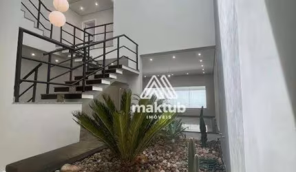 Sobrado com 3 dormitórios à venda, 244 m² por R$ 1.320.000,00 - Vila Scarpelli - Santo André/SP