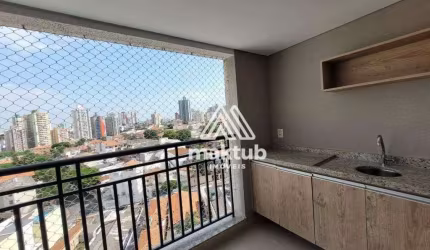 Apartamento com 3 dormitórios para alugar, 76 m² por R$ 4.312,26/mês - Vila Floresta - Santo André/SP