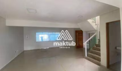 Sobrado com 3 dormitórios para alugar, 220 m² por R$ 8.150,00/mês - Centro - Santo André/SP