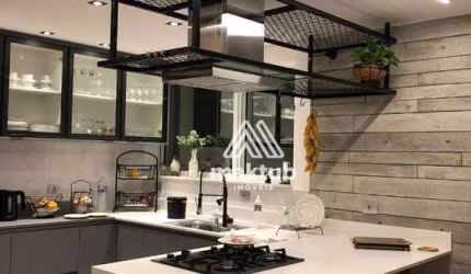 Apartamento Triplex com 1 dormitório à venda, 148 m² por R$ 1.485.000,00 - Jardim - Santo André/SP