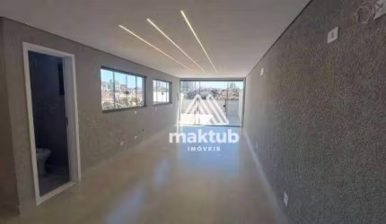 Cobertura com 3 dormitórios à venda, 140 m² por R$ 1.350.000,00 - Jardim - Santo André/SP