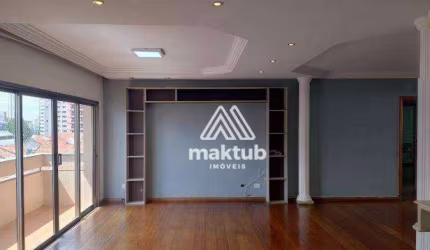 Apartamento com 3 dormitórios para alugar, 140 m² por R$ 4.683,00/mês - Centro - Santo André/SP
