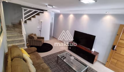 Sobrado com 3 dormitórios à venda, 138 m² por R$ 890.000,00 - Vila Metalúrgica - Santo André/SP