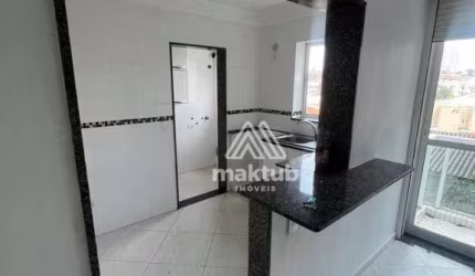Apartamento com 2 dormitórios para alugar, 70 m² por R$ 2.299,90/mês - Vila Pires - Santo André/SP
