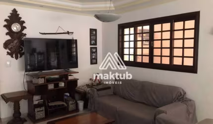 Casa com 3 dormitórios à venda por R$ 650.000,00 - Vila Tibiriçá - Santo André/SP