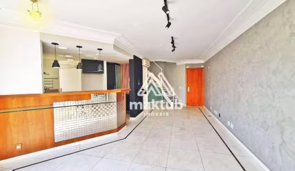 Apartamento Triplex com 1 dormitório para alugar, 132 m² por R$ 7.107,11/mês - Jardim - Santo André/SP