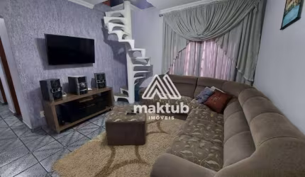 Sobrado com 4 dormitórios à venda, 247 m² por R$ 695.000,00 - Parque Marajoara - Santo André/SP