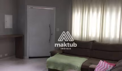 Sobrado com 3 dormitórios e uma suíte à venda, 211 m² por R$ 750.000 - Vila Palmares - Santo André/SP