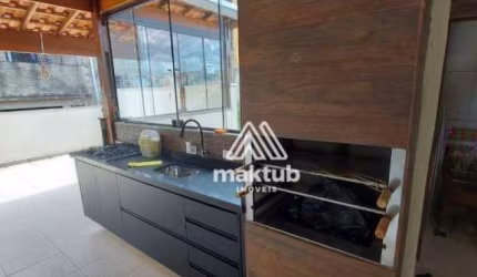 Cobertura com 2 dormitórios à venda, 94 m² por R$ 350.000,00 - Jardim Santo André - Santo André/SP