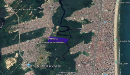 Área à venda, 280.687, 10 m² por R$ 50.523.678 - Samaritá - São Vicente/SP