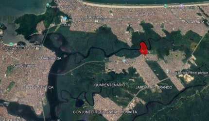 Área à venda, 292.814,79 m² por R$ 52.706.662 - Samaritá - São Vicente/SP