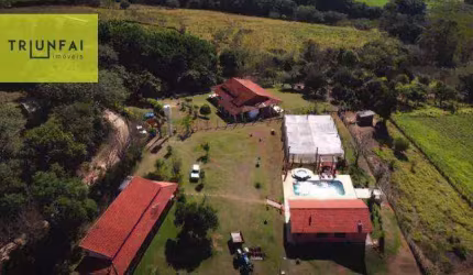 Chácara com 3 dormitórios à venda, 25800 m² por R$ 1.600.000,00 - Jundiacanga - Araçoiaba da Serra/SP