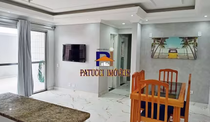 Lindo Apartamento com 02 Dormitórios, Prédio Pé na Areia!