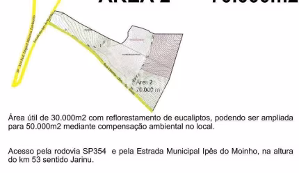 Área À Venda, 70000 M² Por R$ 3.577.700,00 - Moinho - Campo Limpo Paulista/Sp