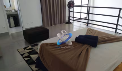 Apartamento Duplex com 1 dormitório para alugar, 94 m² por R$ 5.457,00/mês - Parque Residencial Aquarius - São José dos Campos/SP