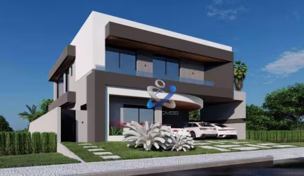Sobrado com 5 dormitórios à venda, 392 m² por R$ 3.459.000,00 - Condomínio Residencial Jaguary - São José dos Campos/SP