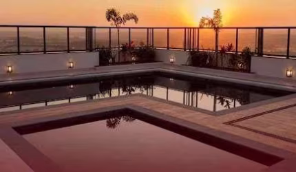 Lindo apartamento com vista permantente e 2 suítes, em Vila Branca
