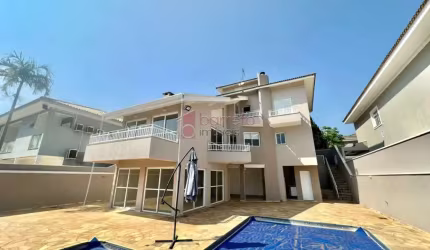 CASA COM 3 SUÍTES PARA VENDA E LOCAÇÃO NO CONDOMÍNIO PORTAL DO PARAÍSO II - JUNDIAÍ/SP
