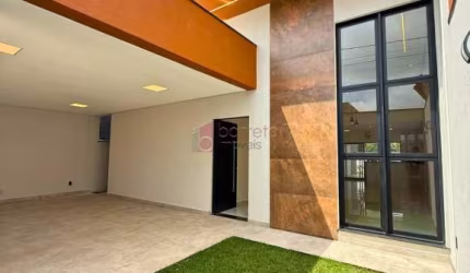 CASA TÉRREA COM TRAÇOS ALTO PADRÃO À VENDA, LOCALIZADA NO RESIDENCIAL TOSI EM ITUPEVA/SP.