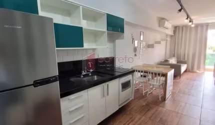 APARTAMENTO FLAT MOBILIADO PARA LOCAÇÃO NO CONDOMÍNIO LÍNEA HOME STYLE, VILA ARENS, JUNDIAÍ/SP