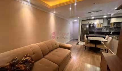 APARTAMENTO SEMI MOBILIADO PARA LOCAÇÃO NO CONDOMÍNIO JARDIM CONQUISTA - JUNDIAÍ/SP