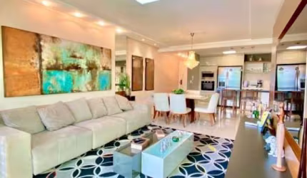 APARTAMENTO MOBILIADO, EQUIPADO COM VISTA INCRÍVEL E LAZER COMPLETO