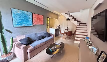 Cobertura duplex para venda possui 127 metros quadrados com 2 quartos