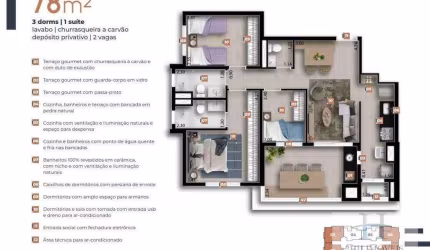 Apartamento à venda, 78 m² por R$ 950.000,00 - Vila Yara - Osasco/SP