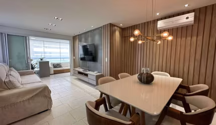 Apartamento (decorado) na Riviera de São Lourenço.