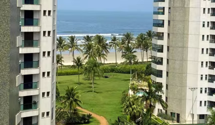 Apartamento Pé na Areia com Vista para o Mar à venda na Riviera de São Lourenço.