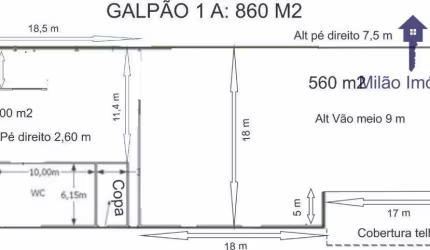 Galpão locação - Alumínio/SP