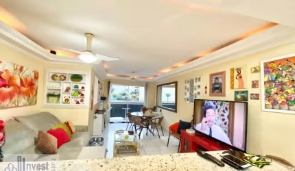 Apartamento para Venda em Guarujá, Enseada, 3 dormitórios, 2 banheiros, 1 vaga