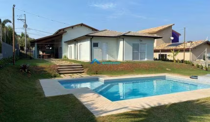 Casa cond com 4 dormitórios sendo 2 suíte com vista para piscina condômino Inhandjara