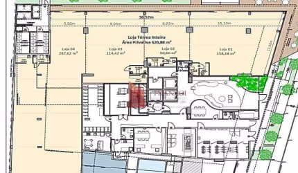 LOCAÇÃO- Sala TÉRREA DE ESQUINA 158m² | Fachada em Vidro