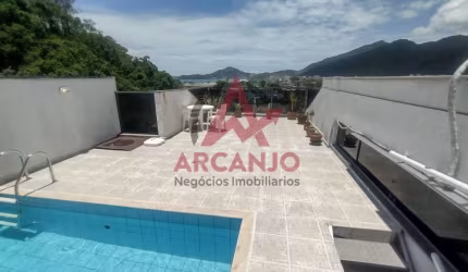 Excelente cobertura duplex com vista privilegiada - Tenório - Ubatuba/SP.