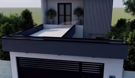 Casa Sobrado à venda com projeto arquitetônico moderno
