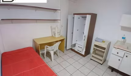 Kitnet mobiliada, com banheiro, internet, luz e agua separada, 20mt,