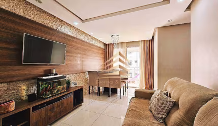 Apartamento Forever Resort com 3 dormitórios 1 suíte terraço gourmet com churrasqueira e 1 vaga  à venda na Vila Barros - Guarulhos/SP