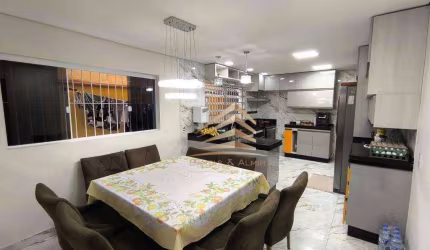 Sobrado 180m² com 3 dormitórios sendo 1 suite, 2 vagas, Estuda permuta por apto no Supera 110m², à venda por R$ 750.000 - Vila Milton - Guarulhos/SP